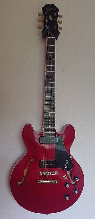 Epiphone Musikinstrumente: Epiphone ES-339 P90 PRO - Cherry red - inkl. Gurt & Tasche – Gebraucht aus Dürnten von Mf5