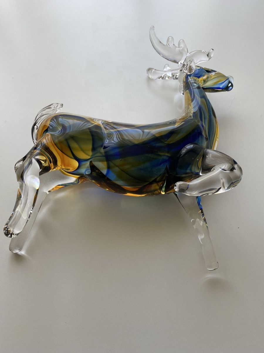 Tutte le decorazioni: Hirschfigur aus Glas – Nuovo (secondo la descrizione) da Kollbrunn venduto da Imaunicorn 5