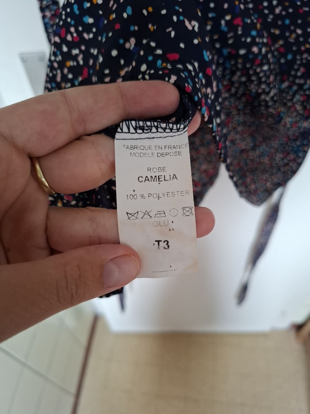 Kleider: Robe portefeuille Vintage – Neu (gemäss Beschreibung) aus La Tour-de-Peilz von Marin_nette 5