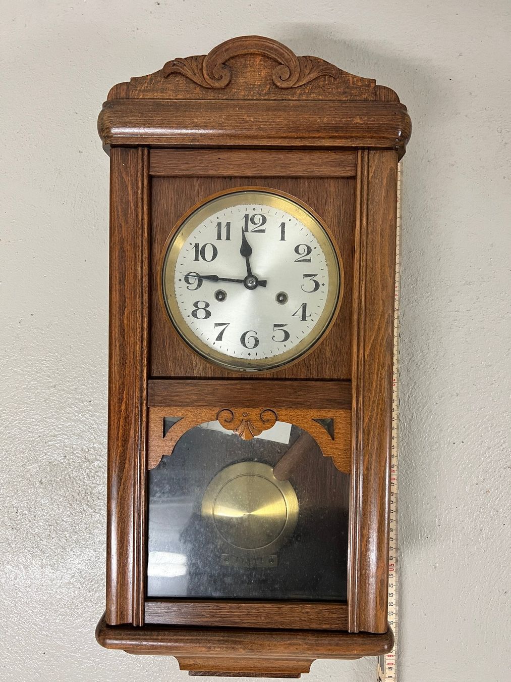 Orologi: Wanduhr, Holz, mit Pendel – Usato da Wangen b. Olten venduto da Uhlmen