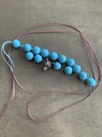 Kit bijoux DIY turquoise & violine – perles 0,9 cm