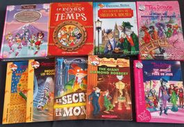 Lot 9 livres Geronimo Stilton et Tea Stilton, parfait état
