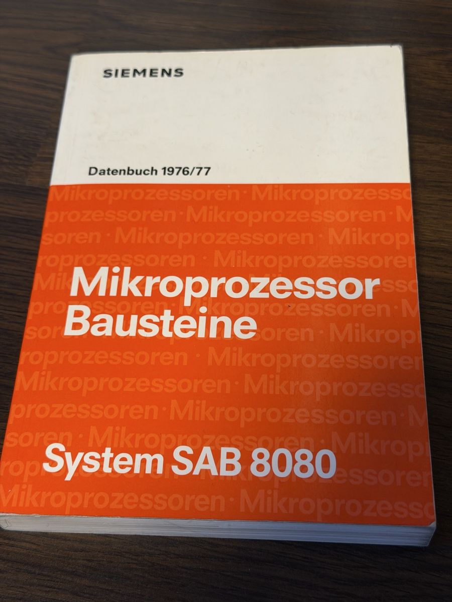 Bücher: Intel Siemens Mikroprozessor Datenbuch SAB 8080 1976/77 – Gebraucht aus BADEN von Sprinz