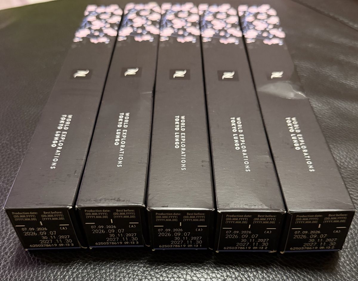 Nespresso Cibi & Specialità: 5 Packungen Nespresso Kaffeekapseln – Nuovo e nell'imballaggio originale da Biel/Bienne venduto da Semedi