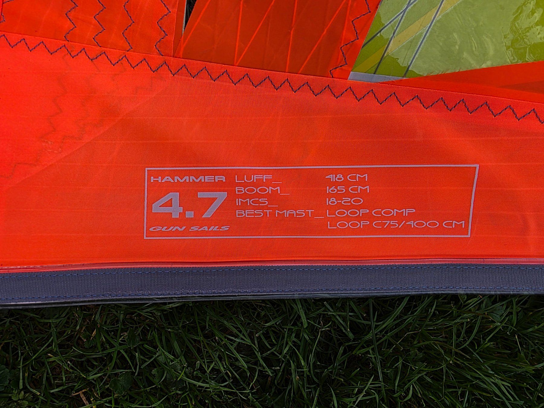 Surf: Windsurfsegel Gun Sails Hammer 4,7 – Usato da Buchs SG venduto da swisssurfer007 2
