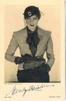 Mady Christians 1892-1951 Autogramm Vintage Foto 9x14cm