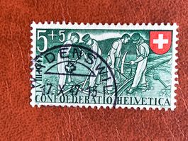 Schweiz 1947 Pro Patria 5 Vollstempel WÄDENSWIL 17.X.47