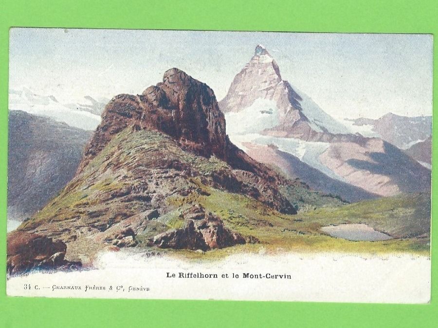 Ansichtskarten: Le Riffelhorn et le Mont-Cervin – Neu (gemäss Beschreibung) aus Zürich von t24_de