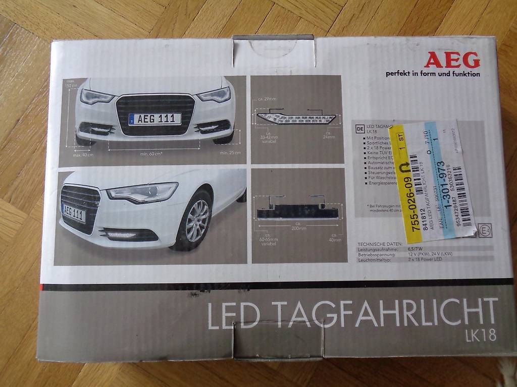 Scheinwerfer: AEG Tagfahrleuchten Set Universal – Gebraucht aus Wattwil von Coronet1