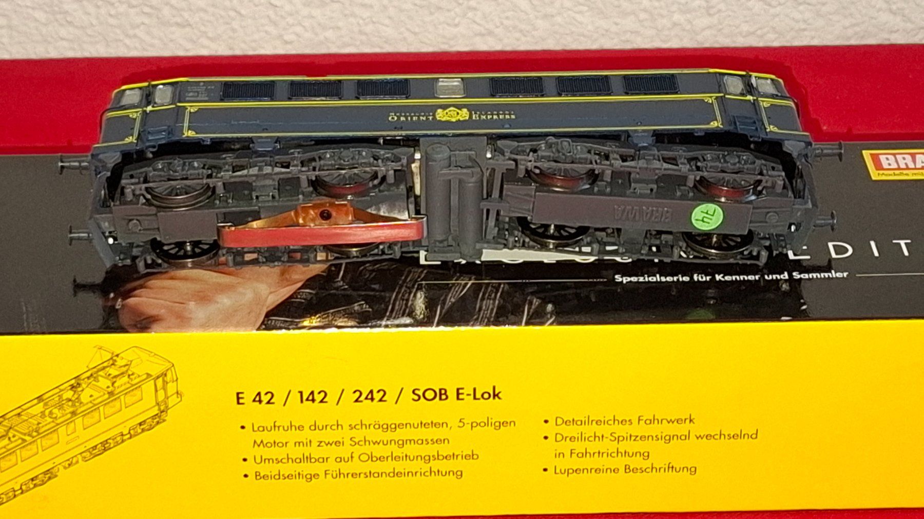 Brawa Modelleisenbahnen: Brawa : Ae 477  " Orient Express " AC, Digital, selten – Gebraucht aus Märwil von Siebenzipfel 2
