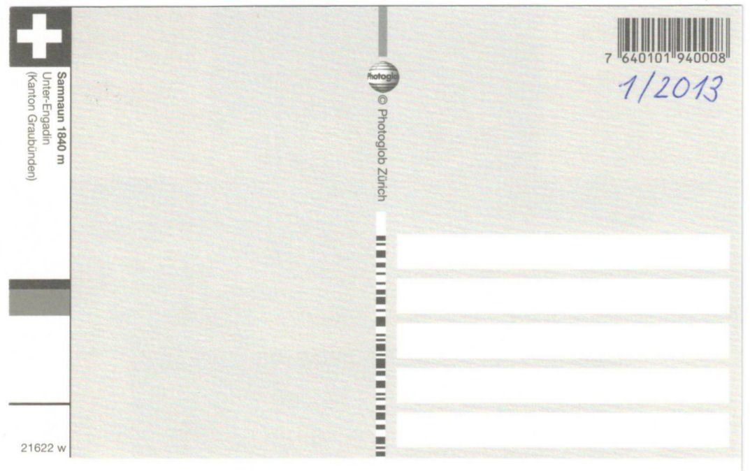 Cartoline postali: Samnaun - 7 Bild AK – Usato da Binningen venduto da Mountainrider 1