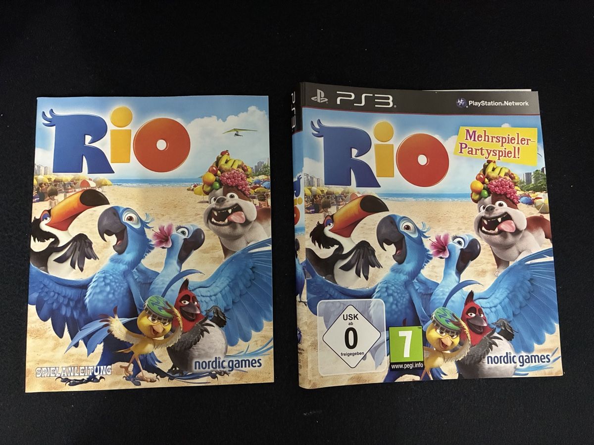 Sony Spiele: Manuale e Cover RIO PS3 – Neu (gemäss Beschreibung) aus Taverne von nad02026
