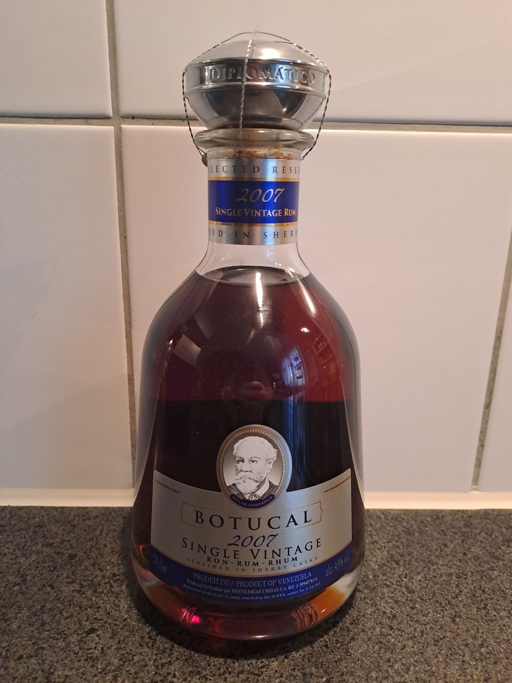 Diplomatico Bevande alcoliche: Diplomatico Botucal Single Vintage Rum 2007 – Nuovo e nell'imballaggio originale da Elsau venduto da Rumsammler 1