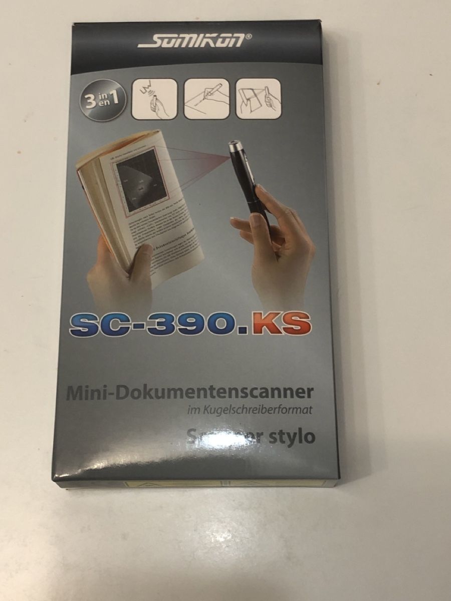 Scanner: Sumikon SC-390.KS Mini-Dokumentenscanner Stift Scanner! – Nuovo (secondo la descrizione) da Hochdorf venduto da mal_82yg