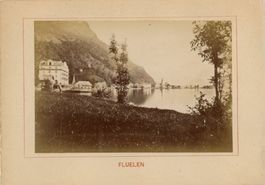 Flüelen  UR   -    Photo     um 1 8 9 8