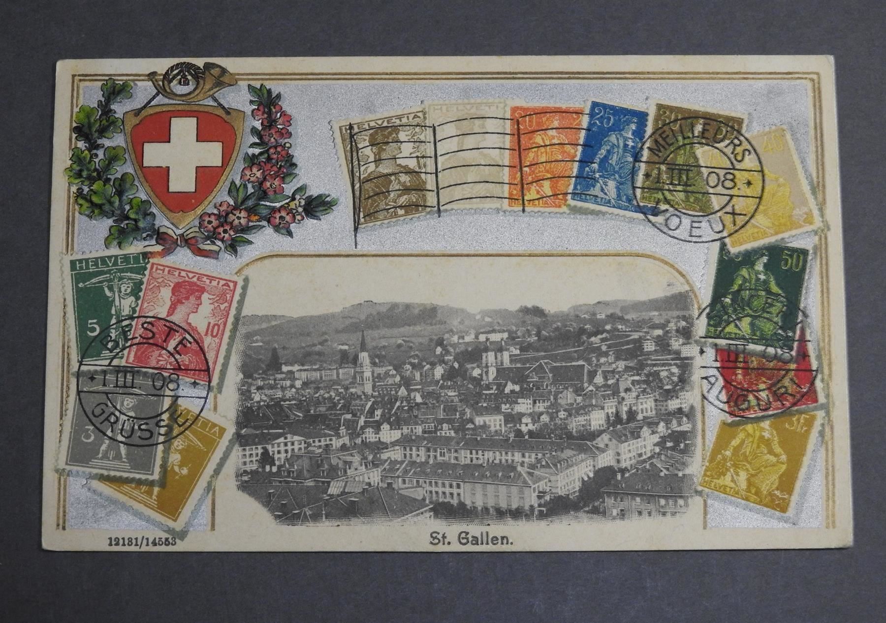 Cartoline postali: AK - ST. Gallen – Usato da Rain venduto da 999-800-K
