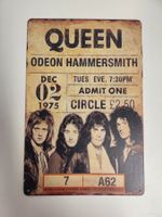 Queen Band Blechschild