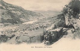 Brünigbahn und Lungern Eisenbahn Zug