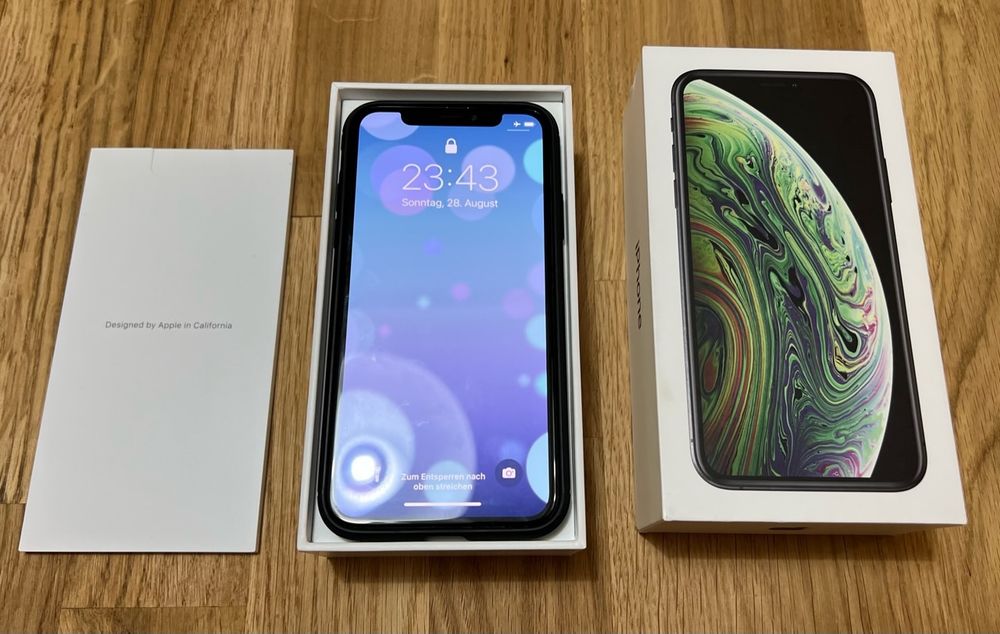 Apple iPhone XS Max - 64 Go - noir bloque icloud sans ecran