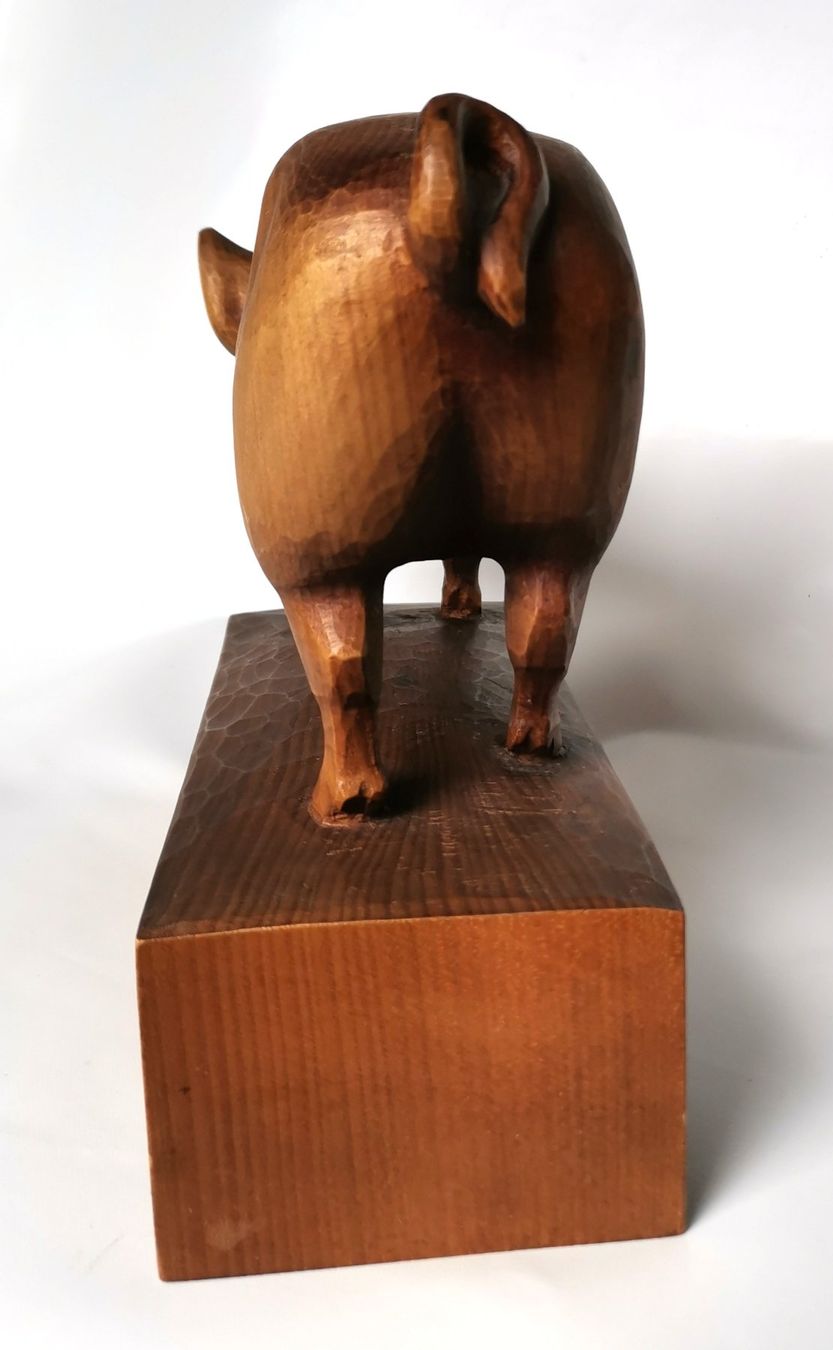 Sculture & Statue: Brienzer Schnitzer Schwein geschnitzt Landwirtschaft – Nuovo (secondo la descrizione) da Brienzwiler venduto da Holzschnitzer-Brienz 3