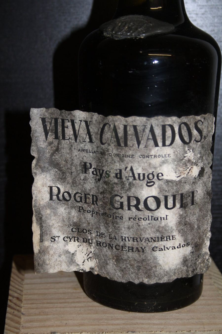 Spirituosen: Calvados vievx 1937 – Neu (gemäss Beschreibung) aus Reinach BL von Runni 1