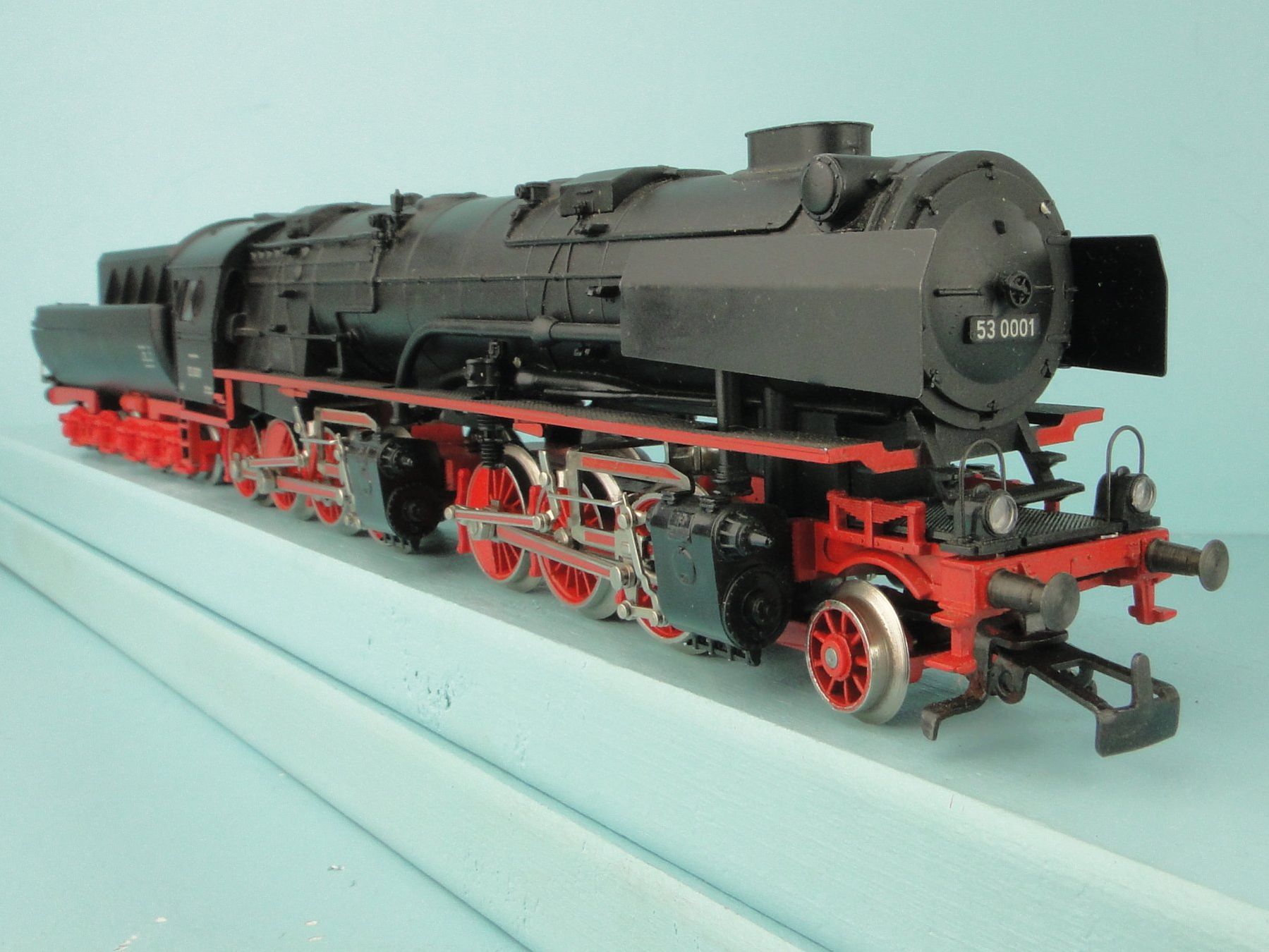 Märklin Modellini di ferrovie: Märklin HAMO 8302 Dampflok BR 53 Mallet, DC – Usato da Bülach venduto da cann11 7