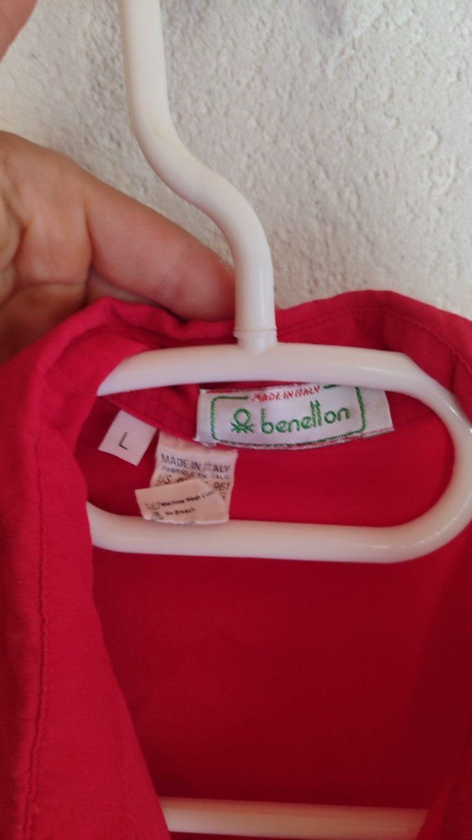 Benetton Camicette: Benetton Bluse Rot Gr. M – Nuovo (secondo la descrizione) da Zürich venduto da nic_xm7s 1
