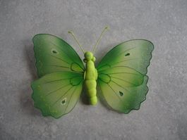 Broche papillon décorative 16x12 cm