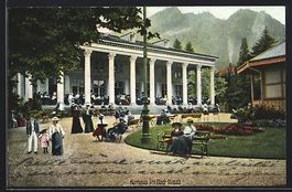 AK Bad-Ragaz, Kurhaus mit Bergen, 1910