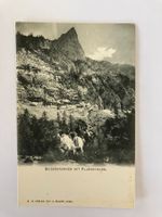 Postkarte von Lenk, Siebenbrunnen mit Fluhseehorn