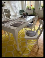 Esstisch Holz weiß Shabby Chic
