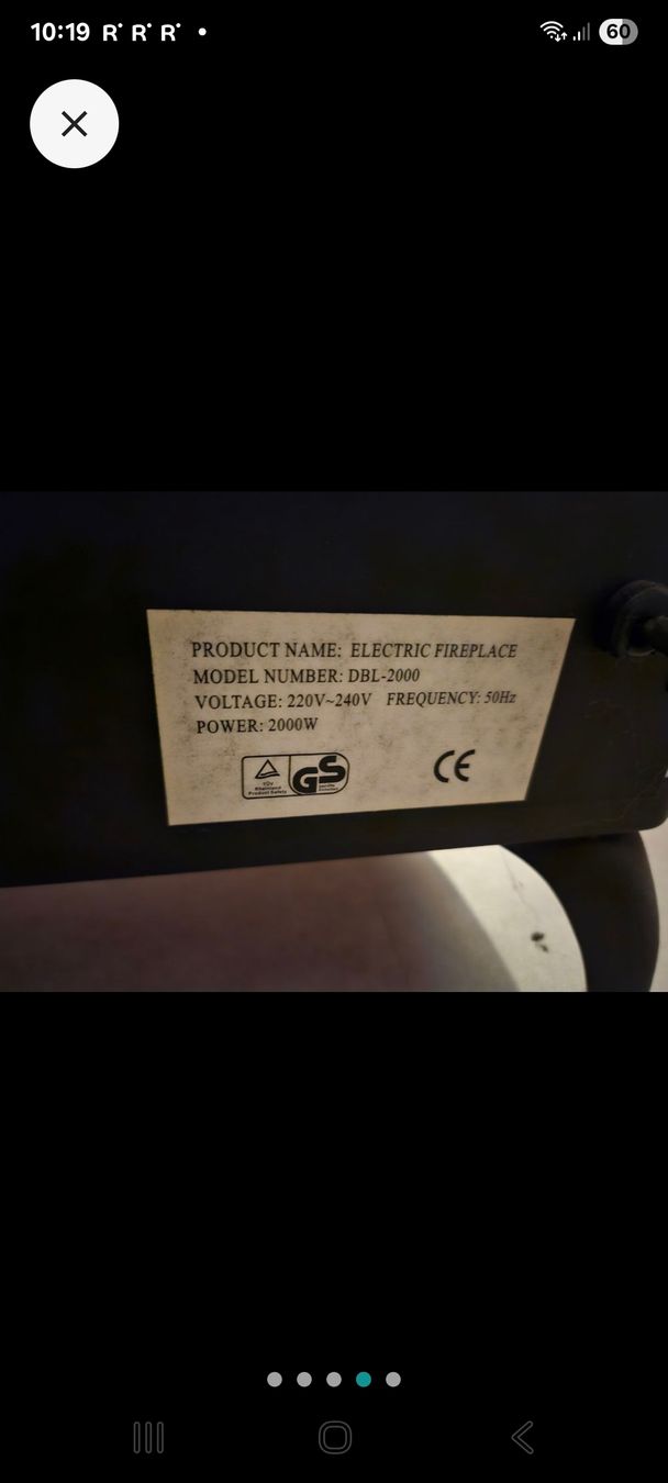 Camini: Elektro Kamin Heizlüfter – Usato da Volketswil venduto da brandhaus 2