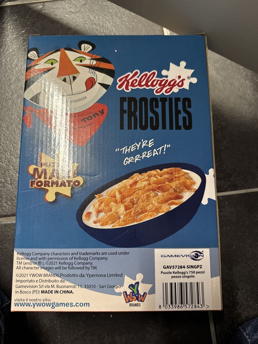 Puzzles: Puzzle Kellogg's Frosties 750 pièces – Neu und originalverpackt aus Blonay von Simba1094 2