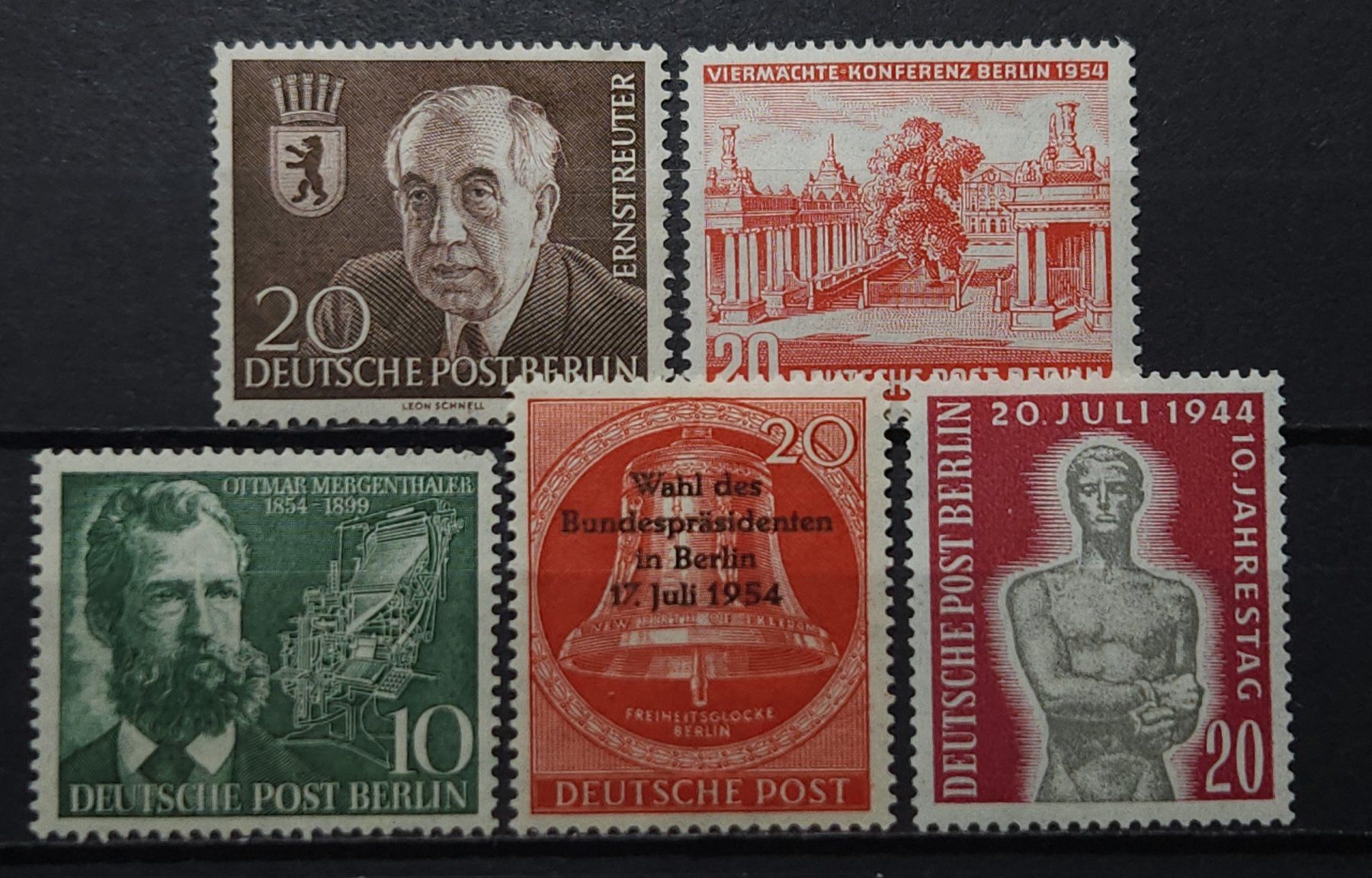 Tutti i francobolli: Berliner  Mi-Nr. 115-119 Postfrisch Tadellos 40 Fr – Nuovo (secondo la descrizione) da Kriens venduto da Nidfeld45 1