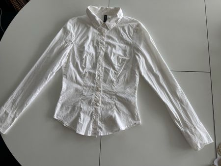Bluse weiss Grösse S H&M Divided 