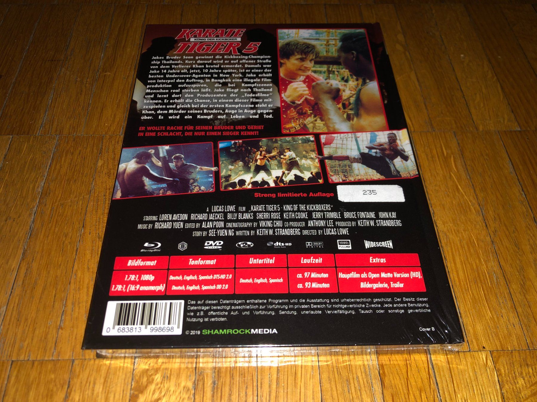 Tutti i DVDs: Karate Tiger 5 - MEDIABOOK - B - UNCUT – Nuovo e nell'imballaggio originale da Basel venduto da havsok 1