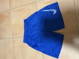 Short de sport Nike bleu taille 147-158cm enfant, été