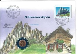 Numisbrief 1991 Schweizer Alpen 700 J. Eidgenossenschaft