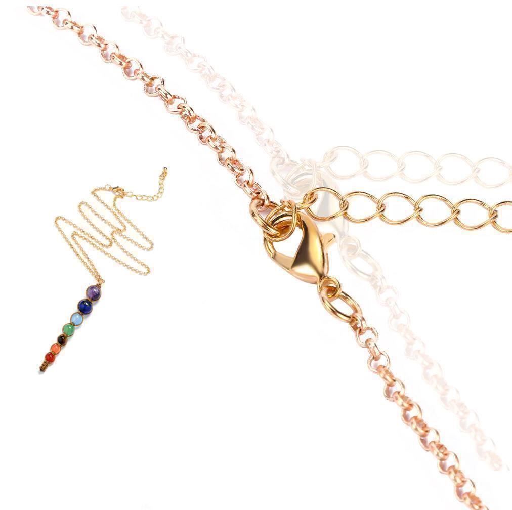 Catenine: 7 Chakra-Halskette, bunt  - Collier des 7 Chakra Coloré – Nuovo e nell'imballaggio originale da Gurmels venduto da Swisspod 2