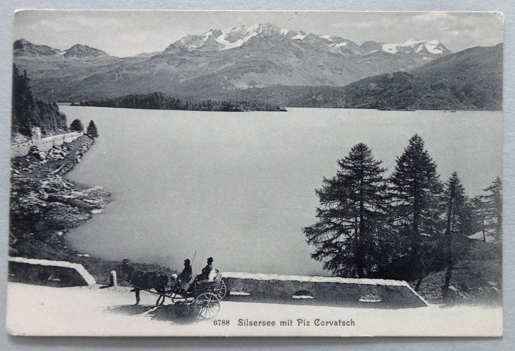 Cartoline postali: Silsersee mit Piz Corvatsch – Usato da Fétigny venduto da Billy2miny