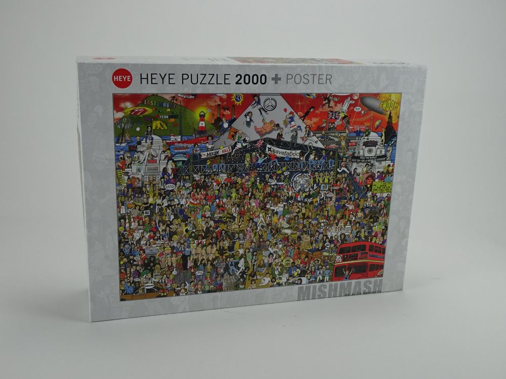 Puzzle + Poster Mishmash History British Music 2000 Teile