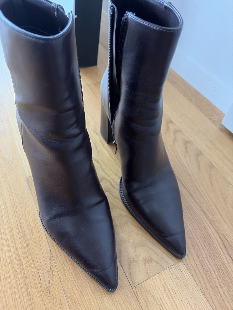 Mango Damenschuhe: Braune Stiefeletten, Gr. 38, Mango – Gebraucht aus Zürich von ufe_f5q5 1