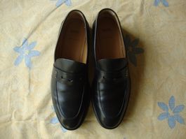 Elegante BOSS Leder-Herrenschuhe Gr. 7½