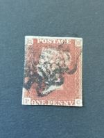 One Penny red 1841, Platte 9