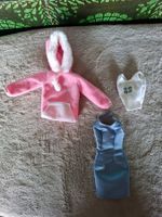 Barbie Kleider Set, Winterjacke, Kleid und Top, neuwertig