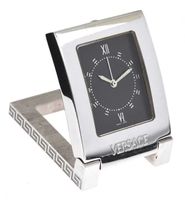 Versace Tischuhr Alarmfunktion NEU Swiss Made