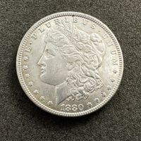 1 Dollar Silber USA Morgan 1880 - unc