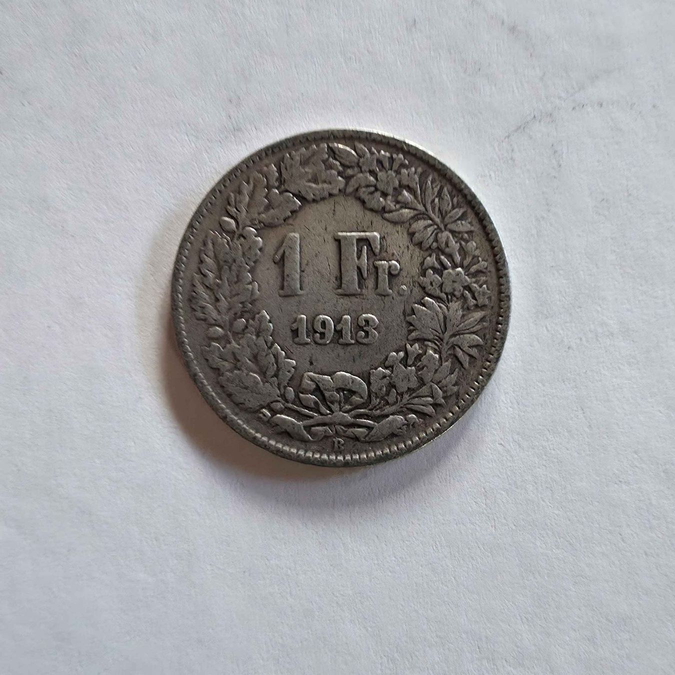 Tutti le monete: Silber-Münze 1-Franken 1913 – Usato da Filzbach venduto da Cschufi
