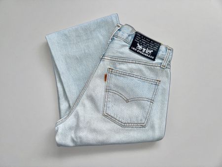 Vintage 1990 Levis 615 W30 made in Belgium orange tab