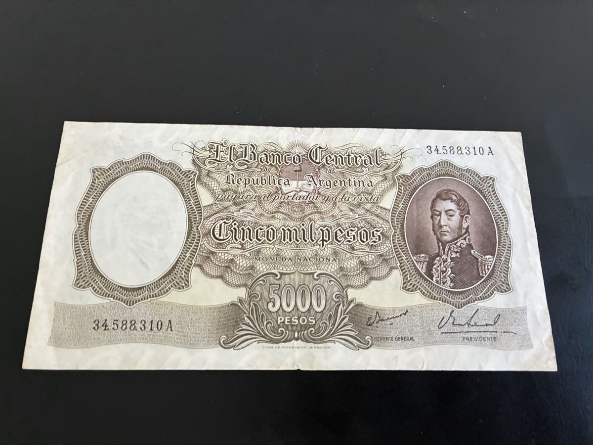 Banconote: 5000 pesos – Usato da Dällikon venduto da Woldbanknoten